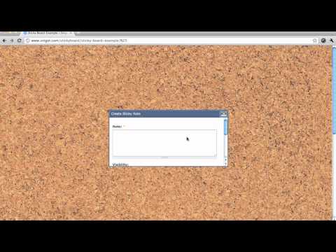 Sniget StickyBoard Tutorial