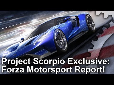 [4K] Project Scorpio: Forza/Turn 10 Report + Analysis!