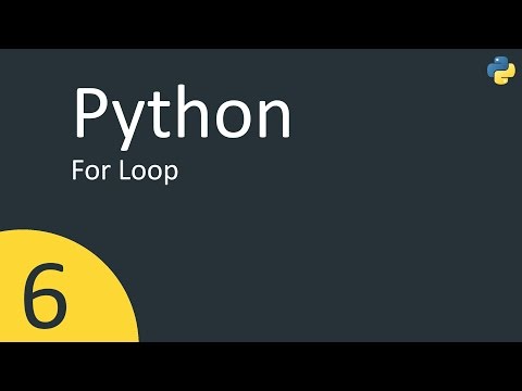 Introdução ao Python p.6 - For Loop