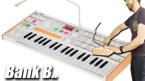 The NEW microKORG S - ALL 64 sounds previewed of Bank B