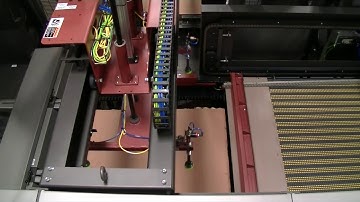 HL7200 High Speed, Inline Palletizer Stacking Trays of Cans