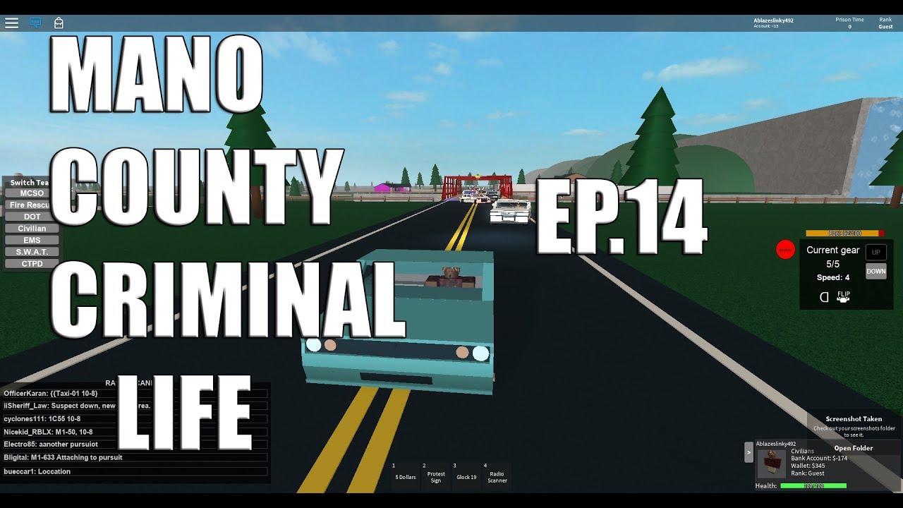 Mano County Criminal Life Ep 14 Major Police Convoy Pursuit Youtube - roblox mano county ctpd 3 lots of pursuits pakvim