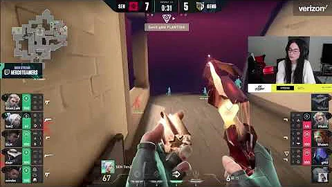 Kyedae reacts to Tenz 4k sheriff !!| Kyedae | Tenz| Valorant| Subscribe