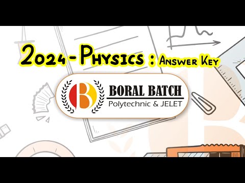 1st Sem : Physics 2023 Mcq ANSWER Key