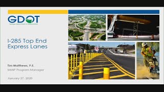 GDOT presentation on I-285 Top End Express Lanes