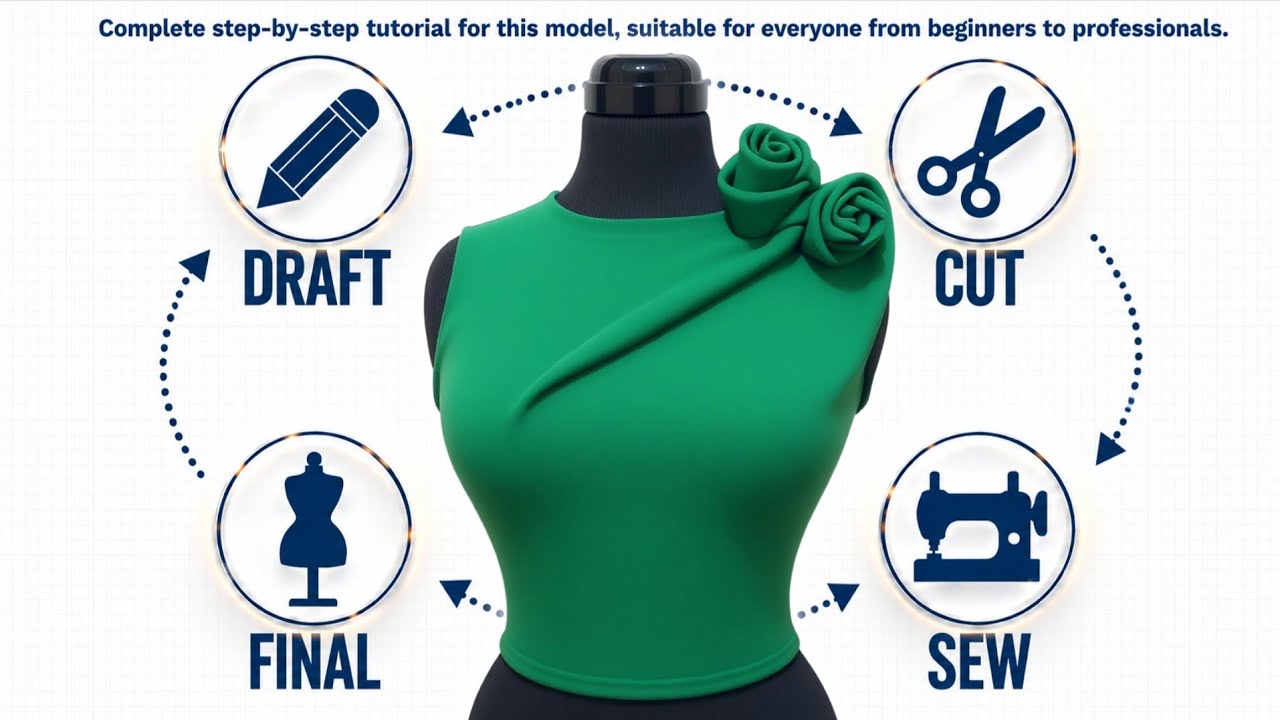 Pattern Making • Cutting • Sewing | Complete Garment Tutorial | All ...