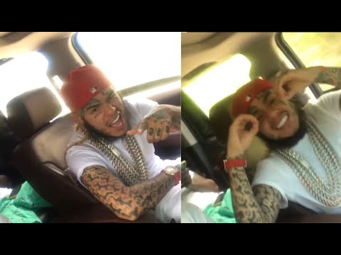 6ix9ine Singing while