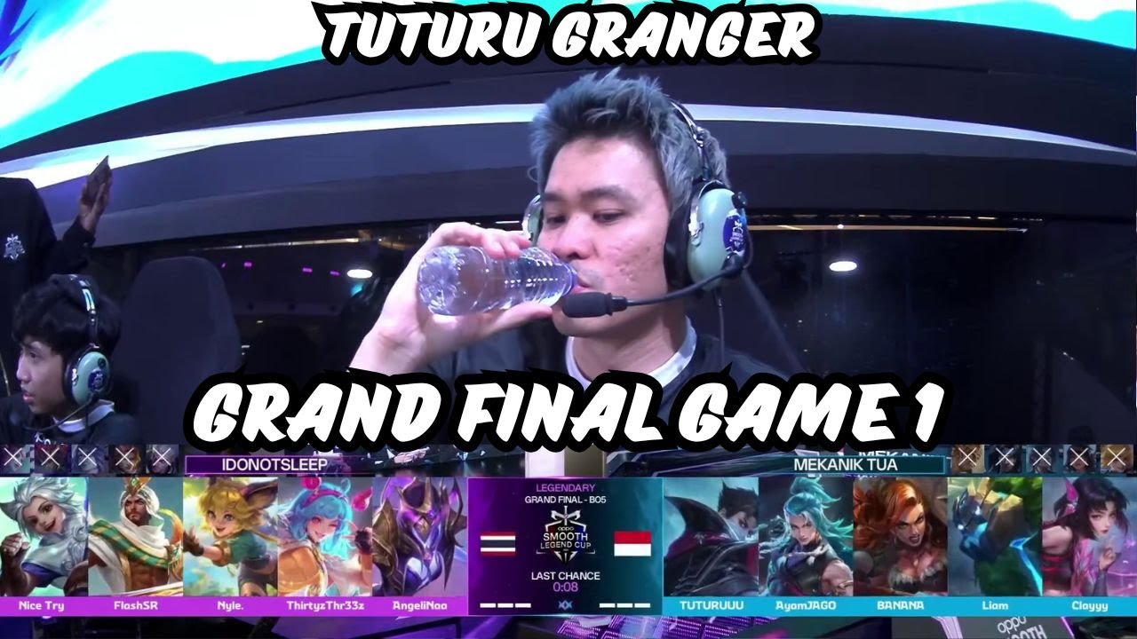 TUTURU GRANGER‼️MEKANIK TUA INDONESIA vs IDONOTSLEEP THAILAND GAME1‼️GRAND FINAL