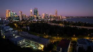 Time Lapse of Perth, Western Australia 24/02/2023