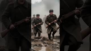 German mg42 gunner trying to hold off a Russian counter attack. #ww2 #easternfront