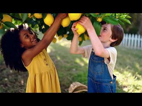 🍋 The Little Lemon Tree 🍋 | Lemon Song for Kids | Original Nursery Rhyme & Sing Along