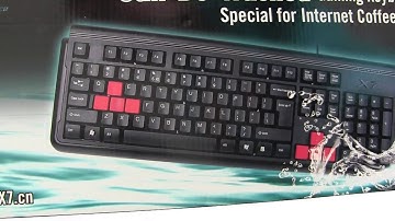 Распаковка Клавиатуры проводной A4Tech X7-G300 USB Black из rozetka.com.ua