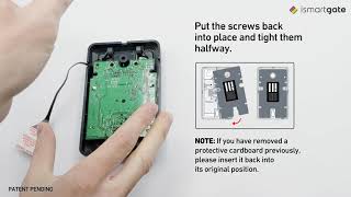 Connecting iSmartgate to LIFTMASTER 880LM - Through Switch Adaptor
