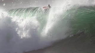 The Wedge Slow Motion Hurricane Swell, Newport Beach 2014 (HD)