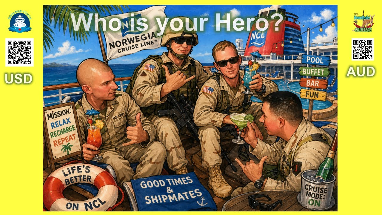 May 2 2026 Who is your Hero? #DUCs #NCL #Cruise #Charity #HH4C