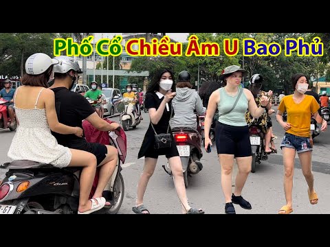 Video Cảnh Chiều Nhộn Nhịp Dưới Bầu Trời Âm U Bao Phủ Phố Cổ... - youtube