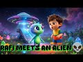 Rafi met a Friendly Alien on Earth! 👽🚀 