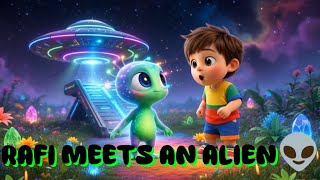Rafi met a Friendly Alien on Earth! 👽🚀 