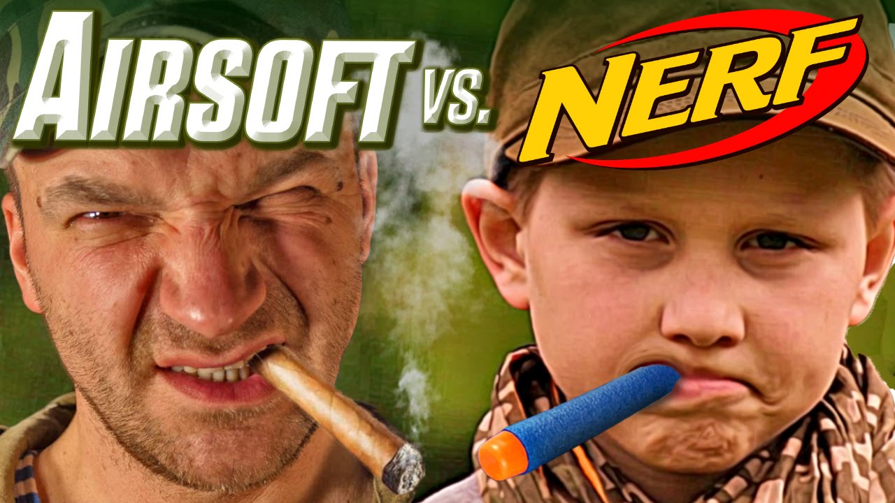 Airsoft vs Nerf