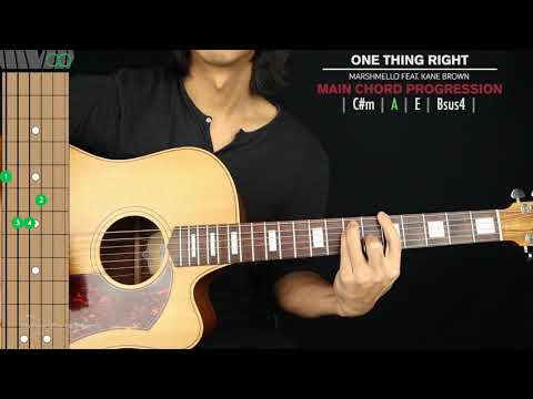 one-thing-right-guitar-cover-marshmello-🎸|tabs-+-chords|