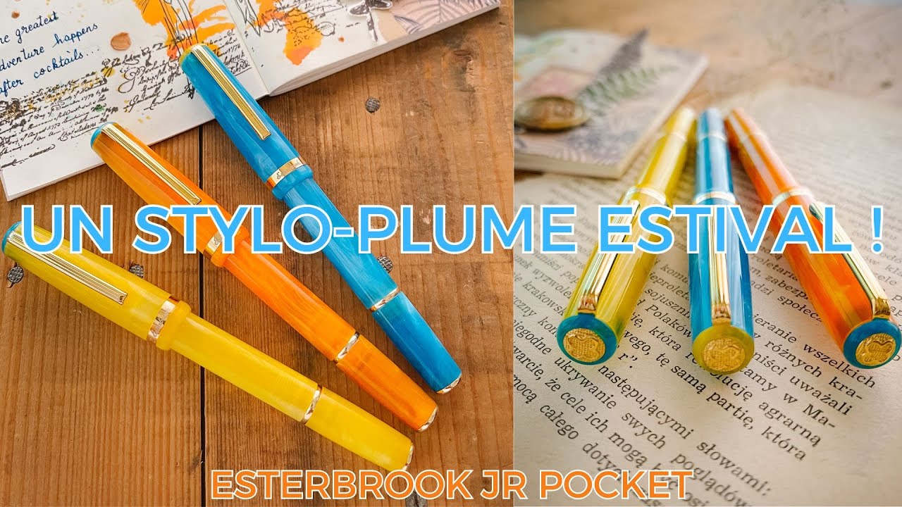 Jr Pockets JR Pocket Paradise d'Esterbrook : un stylo-plume estival ! - YouTube