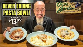 Olive Garden Never Ending Pasta & I Ate It ALL!