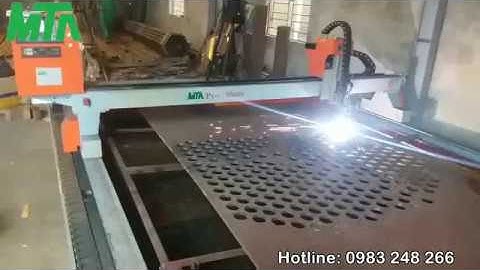 Máy cắt Plasma CNC đục lỗ tròn chính xác, ít bavia