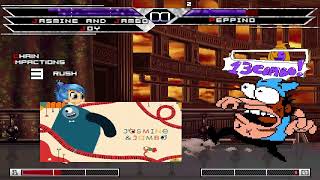 KOF MUGEN Tag Jasmine and Jambo & Joy inside out vs Peppino
