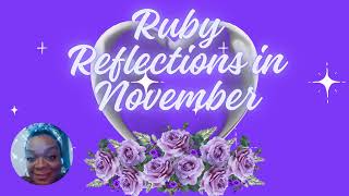 Celebrity Ruby Reflections in November Day 11 Profile
