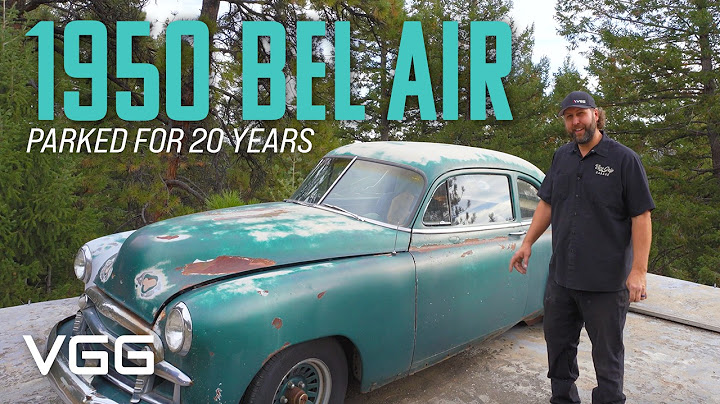 Will This 1950 Chevy RUN AND DRIVE 1,400 miles after 20 years?