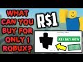 What can you actually buy for only 1 robux? - YouTube