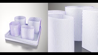 PARAMETRIC PEN HOLDER WITH GRASSHOPPER DOWNLOAD FREE PARAMETER