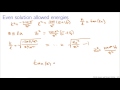 Finite square well bound states