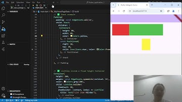 Flutter Widgets: Expanded, Stack, ListView, Scrolling