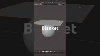 Let me show you how to use cloth simulation to create a blanket in Blender #blendertips
