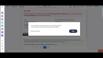 Determine if a webpage relevant to a query $0.12