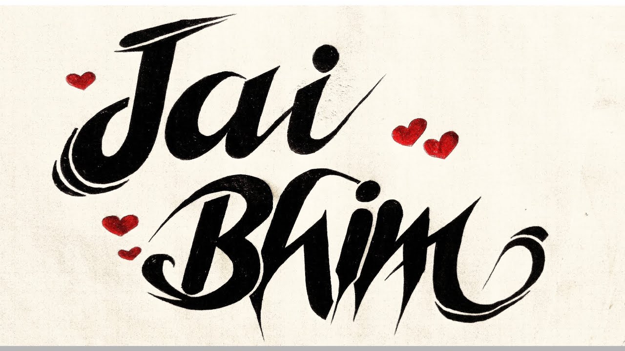 How to Draw 'Jai Bhim"🇮🇳 name art 🌍 