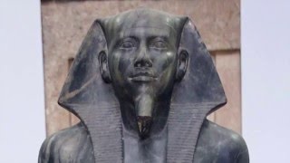 Pharaoh Khafre Enthroned