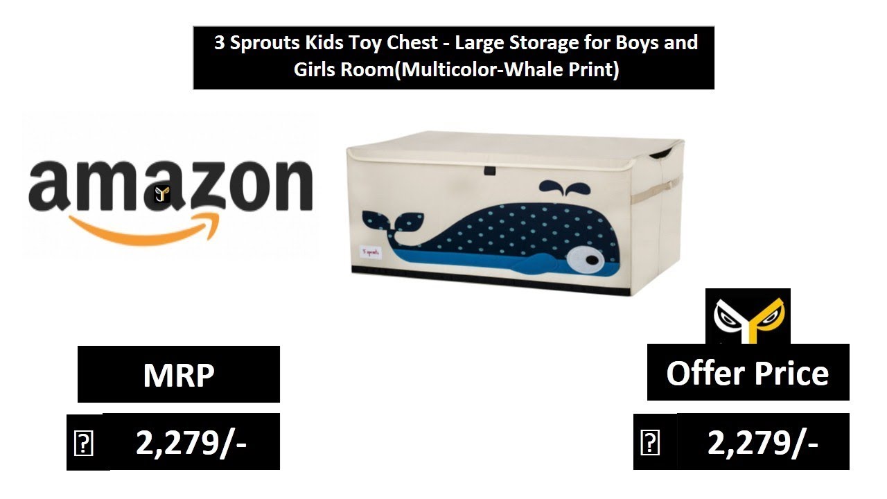 3 sprouts kids toy chest