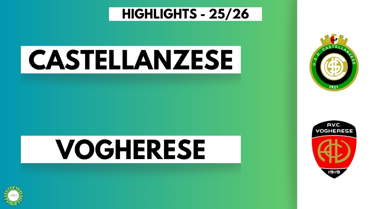 Castellanzese - Vogherese￼ highlights 25-26￼