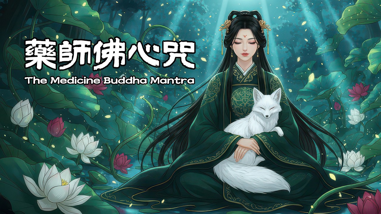 【藥師佛心咒】梵唄緩淌的1小時誦音 陪你放鬆身心、悠然入靜丨Tranquility & Leisurely Calm. #助眠 #療癒 #冥想