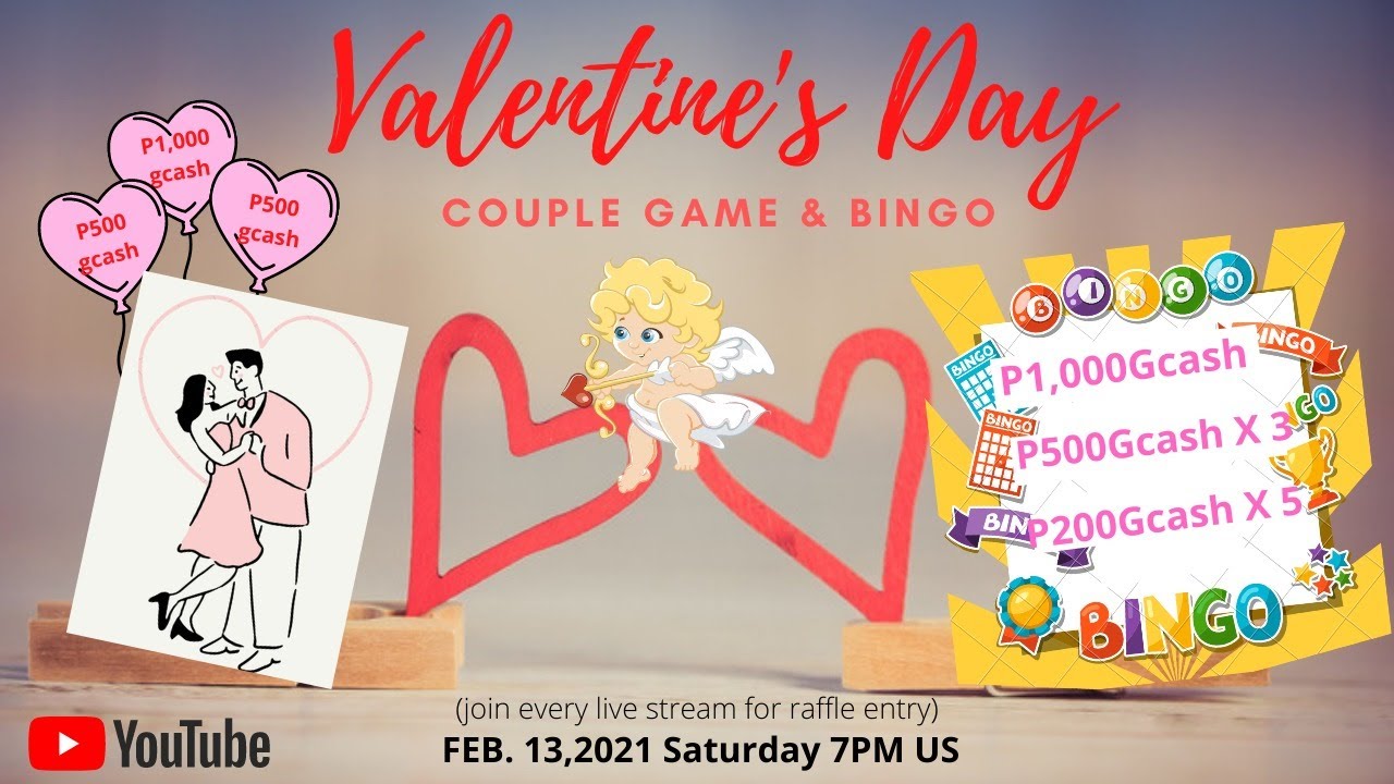 Free Raffle Entry for our Valentine's Day Couple Game and Bingo - YouTube