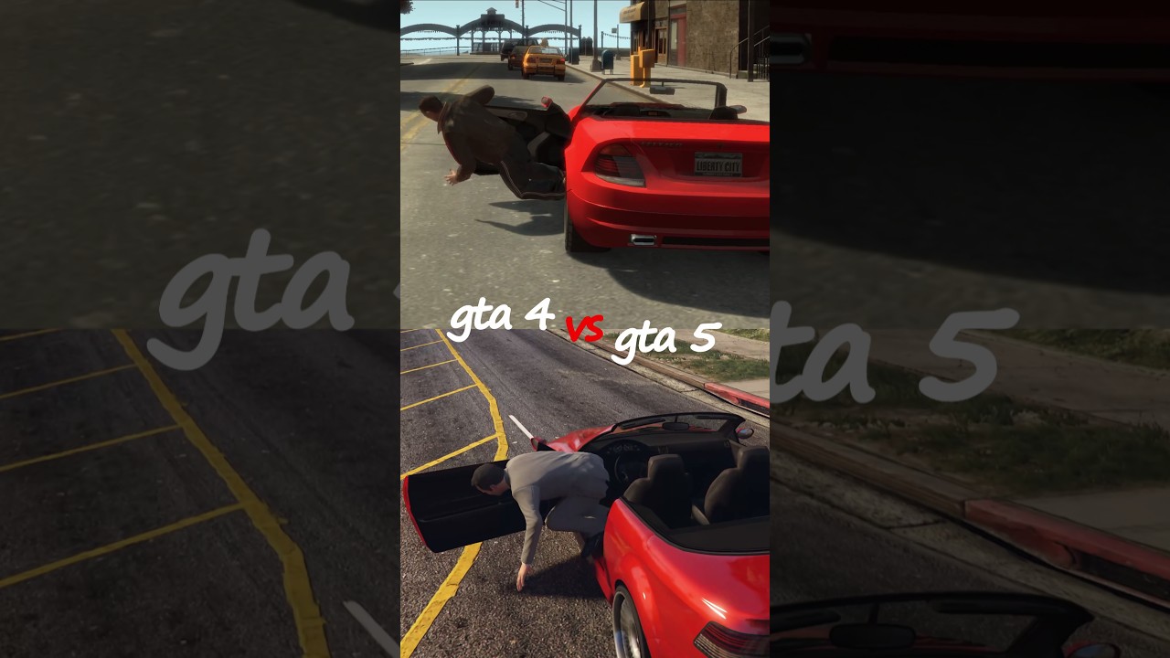 🔥Ultimate RAGDOLL PHYSICS Test!🚗 GTA IV vs. GTA V