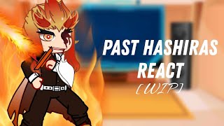 PAST Hashiras react to future hashiras // Rengoku Kyōjurō // Demon Slayer // Gacha club