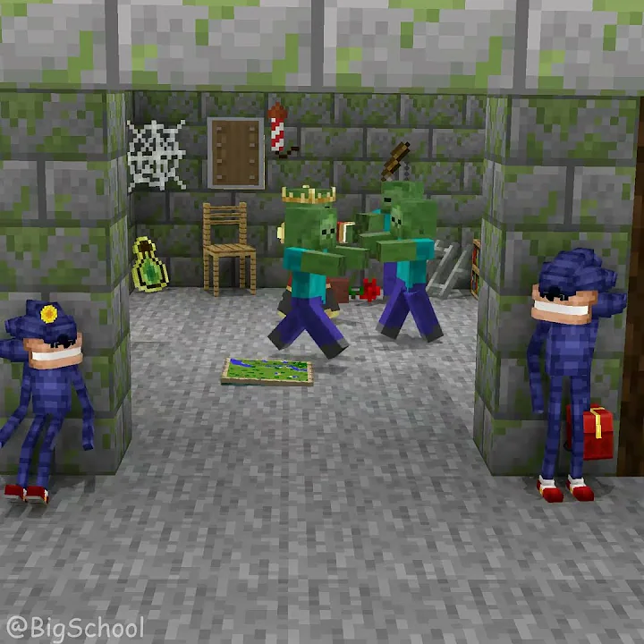 Choose the item that can cover for Shin Blue to escape King Zombie! ?️