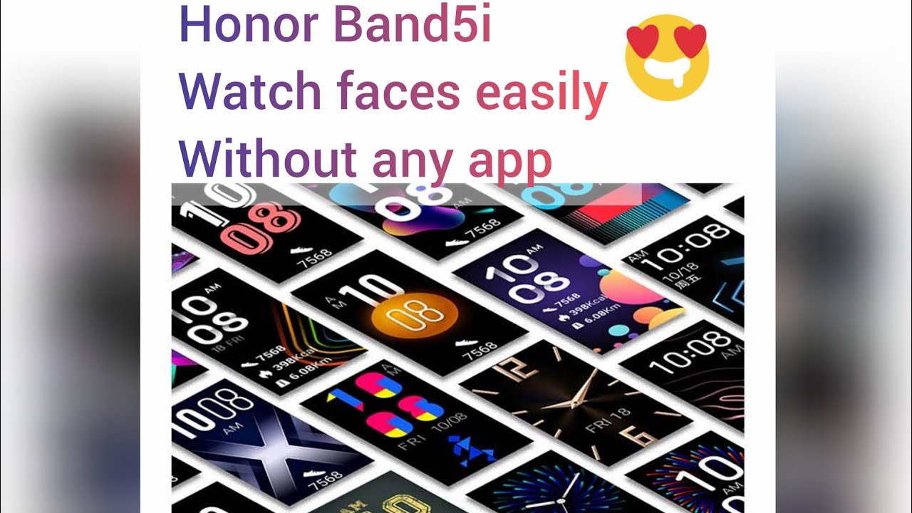 Honor Band 5 Watch Faces YouTube Honor Band 5 Watch Faces YouTube