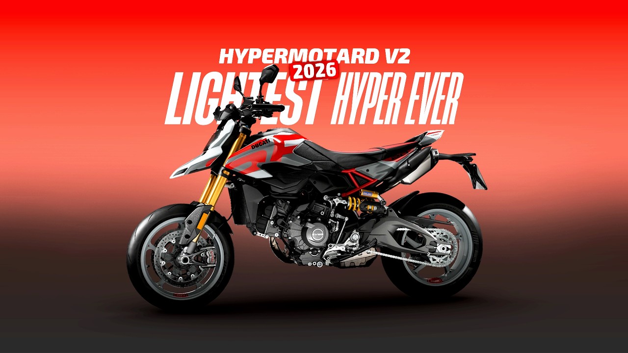 Обзор Hypermotard V2 2026 года | Самый легкий и самый мощный из всех.