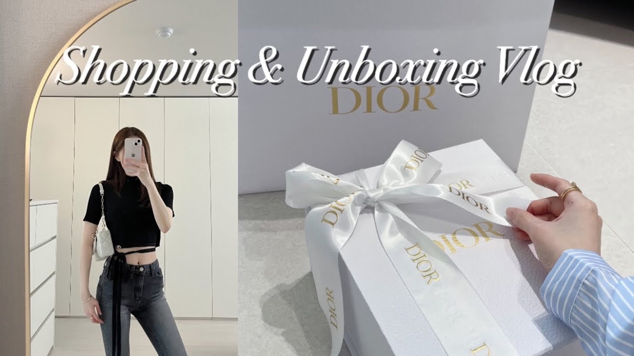 eng) 대학생 일상 | 디올 언박싱🎁 봄 옷, 실버 주얼리 하울! 마쥬, 구즈 | 파크하얏트 빙수, 난포, 몽중헌