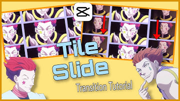 TILE SLIDE transition TUTORIAL || CapCut