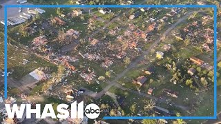 NWS says at least EF-3 tornado hit Kentucky county where 17 died